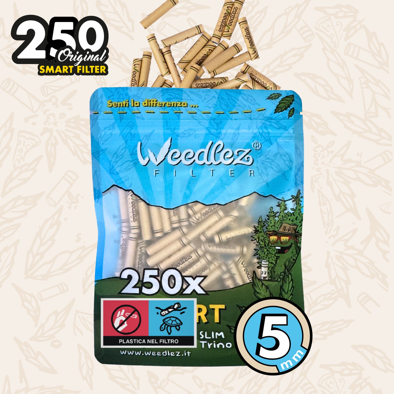 SLIM TRINO 250PZ 5MM