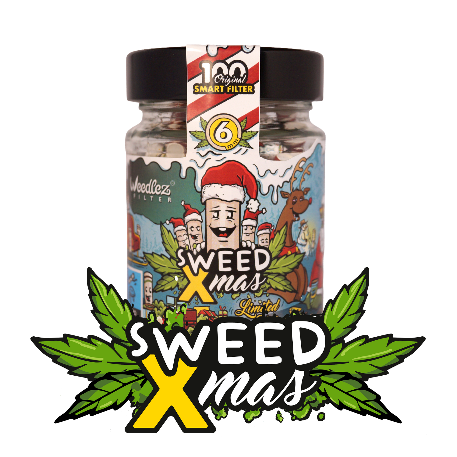 Phil Trino 6mm – Xmas Edition | 100 Filtri Premium nel Vetro