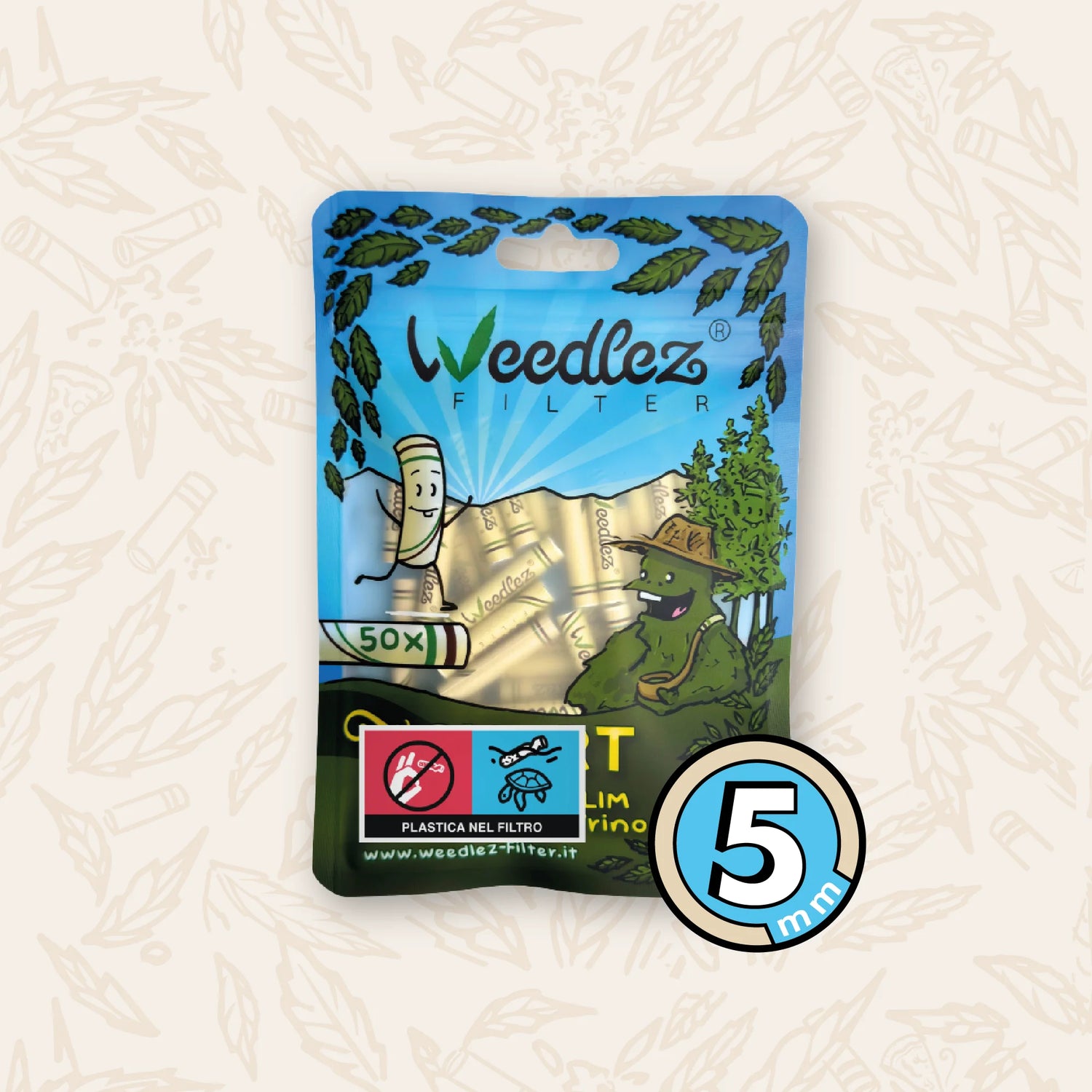 5MM - SLIM TRINO - Weedlez®FILTER