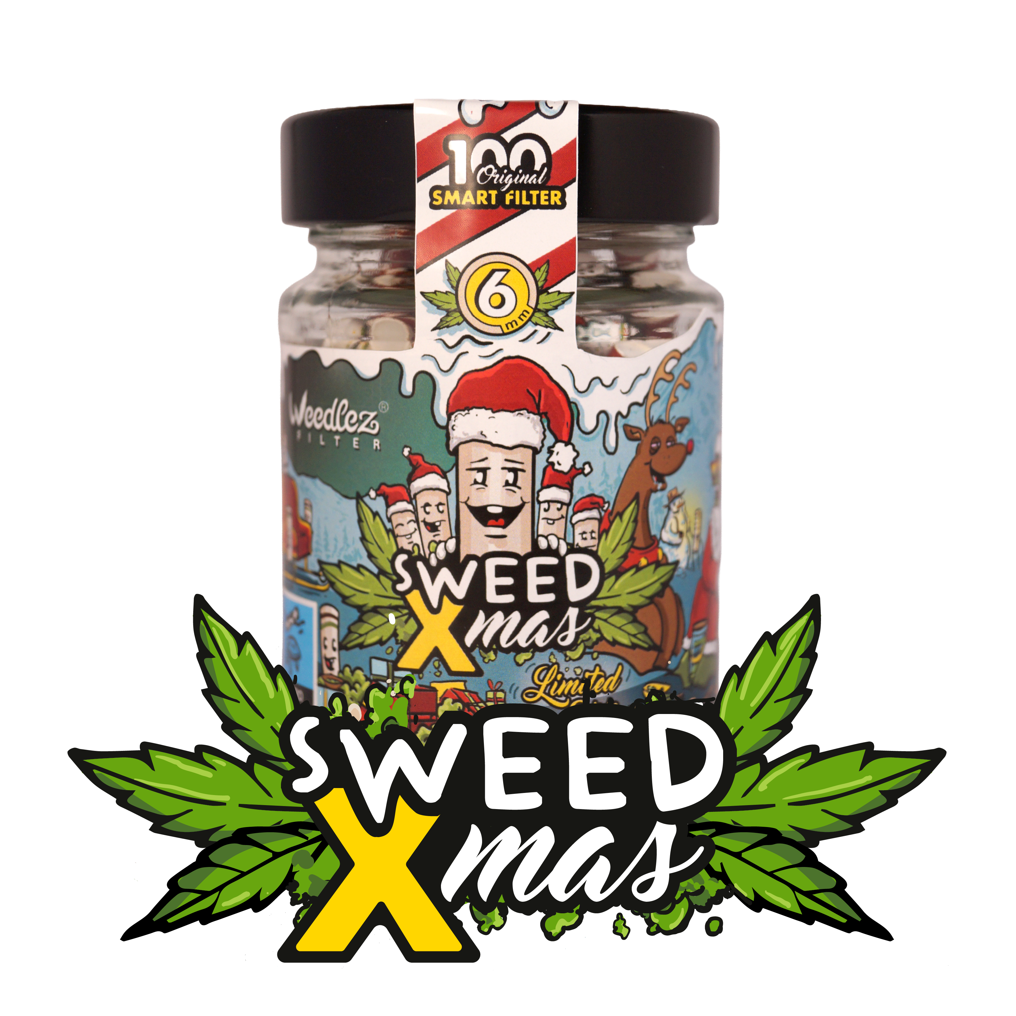 Phil Trino 6mm – Xmas Edition | 100 Filtri Premium nel Vetro